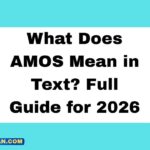 What Does AMOS Mean in Text
