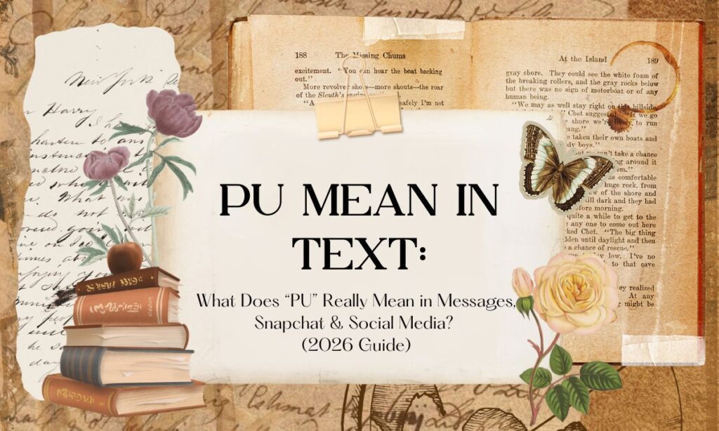 # PU Meaning in Text: The Shocking Truth Revealed Texting slang moves fast, and "PU" is one of the short forms that trips up even confident texters. One minute it looks like a friendly nudge to talk, the next it feels random or confusing. This guide breaks down every real meaning of "PU" in 2026, how it shows up on Snapchat, Instagram, dating apps, and group chats, plus exactly how to reply so you never send an awkward response again. By the end, decoding this small abbreviation will feel completely natural. ## What Does "PU" Mean in Text? "PU" is a texting abbreviation with several meanings, and the correct one depends entirely on context. The most common definitions are "pop up," "pick up," an expression of disgust similar to "P.U.," and occasionally "phew" as a sound of relief. There is no single fixed meaning attached to these two letters. A teenager texting a friend, a Snapchat user posting a story, and someone reacting to a bad smell can all type "PU" and mean something completely different. That is exactly why so many people search for this term every year. Reading the surrounding message, the platform, and the tone of the conversation is the only reliable way to decode it correctly. Slang abbreviations like this one spread quickly because typing two letters is faster than typing a full sentence, especially on mobile keyboards. As texting culture keeps shifting, older meanings do not disappear, they simply stack on top of newer ones, which is part of why "PU" now carries so many possible interpretations at once. ## The Most Common Meanings of "PU" Below is a quick reference table showing how "PU" is typically used across different situations. | Meaning | Common Platform | Example Usage | |---|---|---| | Pop Up | Snapchat, texting | "PU on my story" | | Pick Up | Texting, calls | "Can you PU the phone" | | Expression of disgust | Casual chat | "PU that smells bad" | | Phew | Group chats | "PU that was close" | ### 1. PU = "Pop Up" In this sense, "PU" means someone wants you to message them or appear in their inbox. It is an invitation to start a conversation, not a request to physically show up somewhere. This meaning became popular through Snapchat, where users often write "PU" on their story to invite followers to send a direct message. A friend might text "PU in my DMs" simply to say they want to chat privately. It carries a casual, low pressure tone and is common among teens and young adults who prefer short forms over full sentences. ### 2. PU = "Pick Up" Here, "PU" is a request related to answering a phone call or collecting something or someone. It is one of the oldest and most literal uses of the abbreviation in everyday texting. A parent might text "PU the phone, I'm calling" when a call is not being answered. Friends coordinating a ride often use it too, as in "PU me at 7." This version is practical rather than emotional and appears frequently in family group chats, carpool planning, and quick logistical texts where speed matters more than formality. ### 3. PU = Expression of Disgust "P.U." written with periods is an older slang expression used to react to a bad smell or something gross. It functions the same way as saying "ew" or "yuck" out loud. This version predates modern texting and comes from the spoken sound "pee yew," often used by children and adults alike when something smells unpleasant. In text form it might appear as "P.U., what is that smell" or simply "pu, gross." Unlike the pop up meaning, this usage rarely relates to conversation or communication at all. ### 4. PU = "Phew" Occasionally "PU" is used as a quick, almost typo like stand in for "phew," expressing relief after a stressful or narrowly avoided situation. This meaning is far less common than the other three and usually only makes sense inside a very specific sentence, such as "PU that test was hard but I passed." Because it overlaps so closely with the sound of relief, it is easy to misread unless the rest of the message clearly points to a tense situation being resolved. ## How "PU" Is Used in Real Conversations Context and platform shape which meaning of "PU" applies. A single abbreviation can shift from friendly to purely descriptive depending on where it shows up. ### Friends & Casual Texting Among close friends, "PU" is usually fast, informal shorthand that assumes the reader already understands the inside context of the conversation. Friends rarely explain themselves fully in text, so "PU" often stands in for "pop up" or "pick up" without extra words. The relationship between the two texters fills in the meaning that strangers would otherwise miss. ### Instagram & Snapchat On these platforms, "PU" almost always relates to visibility and presence rather than smell or relief. Someone posting "PU" on a Snapchat story is inviting viewers to send a direct message, while an Instagram comment using "PU" may be reacting to a post or nudging someone to reply. Social platforms favor the pop up meaning because they revolve around messaging and engagement. ### Dating Apps On dating apps, "PU" tends to carry a flirtier undertone, often suggesting the sender wants to meet, talk more, or move the conversation forward. A message like "PU later" on a dating app can imply pick up in the sense of meeting up, or pop up in the sense of continuing to chat. Tone, emojis, and prior messages usually clarify which one is intended. ### Gaming & Online Communities Gamers use short forms constantly because speed matters during fast paced matches, and "PU" fits into that culture as quick shorthand for coordination. In gaming chat, "PU" can mean pick up an item, power up, or simply respond quickly to a teammate. The exact meaning is almost always tied to what is happening inside the game at that moment. ### Work or Professional Chat "PU" is rarely used in workplace messaging because professional communication generally favors clarity over shorthand. If it does appear, it is often part of an internal code, project name, or abbreviation specific to that workplace rather than casual slang. Most professionals avoid it entirely to prevent confusion with clients or colleagues. ## Is "PU" Rude, Flirty, or Offensive? "PU" is not inherently rude or offensive. Whether it feels positive, flirty, or negative depends entirely on tone, platform, and the relationship between the people texting, not on the abbreviation itself. ### When PU Is Positive "PU" reads as positive when it is used to invite conversation or coordinate plans between people who already know each other well. A message like "PU whenever you're free" feels warm and casual, signaling openness rather than pressure. In these cases, the short form actually makes the interaction feel more relaxed. ### When PU Is Flirty On dating apps or between people with romantic interest, "PU" can carry a playful, suggestive tone, especially when paired with emojis or a teasing message. "PU later" sent late at night with a winking emoji reads very differently from the same words sent by a coworker during the day. Flirty intent usually comes from surrounding context, not the letters themselves. ### When PU Feels Negative "PU" feels negative or dismissive when it is sent bluntly, without explanation, especially to someone who is not close to the sender. A one word reply of "PU" to a serious question can come across as cold or evasive. Strangers and new acquaintances are more likely to misread it than close friends who understand the shorthand. ### The Psychology Behind PU Short, ambiguous texts like "PU" require the reader to fill in emotional meaning using their existing relationship with the sender. Research on text based communication consistently shows that removing tone of voice increases the chance of misinterpretation, which is exactly why "PU" can feel warm in one chat and cold in another. This is why the same two letters can spark excitement from a close friend and confusion from a stranger. The brain naturally searches for context clues such as punctuation, emojis, and past conversations to decide how a short message should be read, and when those clues are missing, people tend to fill the gap with whatever emotion they already expect from that relationship. ## How to Respond When Someone Says "PU" The best reply to "PU" depends on the relationship and platform. A casual friend deserves a casual reply, while an unclear or unfamiliar sender is worth a quick clarifying question before assuming the intended meaning. | Situation | Sample Reply | |---|---| | Casual | "Omw, give me a sec" | | Funny | "PU right back at you lol" | | Neutral | "What do you mean by PU?" | | Professional | "Could you clarify what you mean?" | ### Casual Replies With friends, a short reply like "on my way" or "just messaged you" works well and matches the informal energy of the original text. ### Funny Replies A playful response such as "PU yourself" or a joke about the smell related meaning can lighten the mood when the context is already relaxed and friendly. ### Neutral Replies When the meaning is unclear, simply asking "what do you mean by PU" avoids any awkward misunderstanding and keeps the conversation moving smoothly. ### Professional Replies In work related chats, it is always safer to ask for the full phrase rather than guess, since professional settings reward clarity over shorthand. ## Common Misunderstandings About "PU" Several assumptions lead people to misread "PU," and avoiding these mistakes makes texting conversations far smoother. ### Assuming It Always Means "Pop Up" Many people default to the Snapchat definition, but "PU" just as often means pick up or expresses disgust, so context should always be checked first. ### Confusing PU With P.U. Lowercase "pu" in a modern chat and the classic "P.U." reaction to a smell come from different origins, even though they look almost identical on screen. ### Assuming It Is Always Flirty Not every use of "PU" carries romantic intent. Family members, coworkers, and casual friends use it too, often with zero flirtatious meaning at all. ### Ignoring Platform Context The same two letters mean different things on Snapchat, in a gaming lobby, or inside a family group chat, so the platform itself is a key clue. ## Similar Slang Terms You Should Know Several other short forms follow the same pattern as "PU," relying entirely on context to convey meaning. | Slang | Common Meaning | |---|---| | WYA | Where you at | | OMW | On my way | | HMU | Hit me up | | WSP | What's up | | SMT | Send me that | Learning these related terms makes it easier to read fast paced group chats without constantly pausing to decode every message. Most of these abbreviations share one trait with "PU": they only make full sense once you know the platform, the sender, and the situation surrounding them. ## When You Should Avoid Using "PU" "PU" works well in casual, familiar settings, but it should be avoided anywhere clarity, professionalism, or cultural understanding matters more than speed. ### Professional Settings Workplace emails and client messages should always use full phrases instead of "PU," since shorthand can easily be misread as unprofessional or confusing. ### Cross-Cultural Conversations People from different regions or age groups may not recognize modern texting slang at all, making full words a safer choice in international or unfamiliar conversations. ### Sensitive Situations During serious or emotional conversations, a vague abbreviation like "PU" can feel dismissive, so writing out complete thoughts shows more care and respect. ### Academic Communication Emails to teachers, professors, or academic staff should avoid slang entirely, since formal writing standards expect complete, clearly spelled out language. ## Final Thoughts "PU" is a flexible piece of modern texting slang with no single fixed meaning. It can mean pop up, pick up, an expression of disgust, or occasionally phew, depending entirely on the conversation, the platform, and the relationship between the people texting. The safest approach is simple: read the full message, consider who sent it, and ask for clarification whenever the meaning feels unclear. Once you understand the patterns behind "PU," you will never be caught off guard by this small but confusing abbreviation again. Texting slang will keep evolving, and new short forms will keep popping up alongside old favorites like "PU." Staying aware of context, tone, and platform will always be the most reliable way to keep every conversation clear, comfortable, and free of awkward misunderstandings.