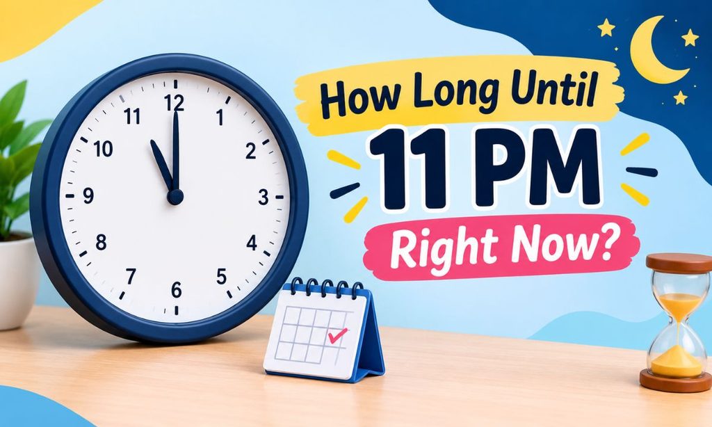 How Long Until 11 PM Right Now
