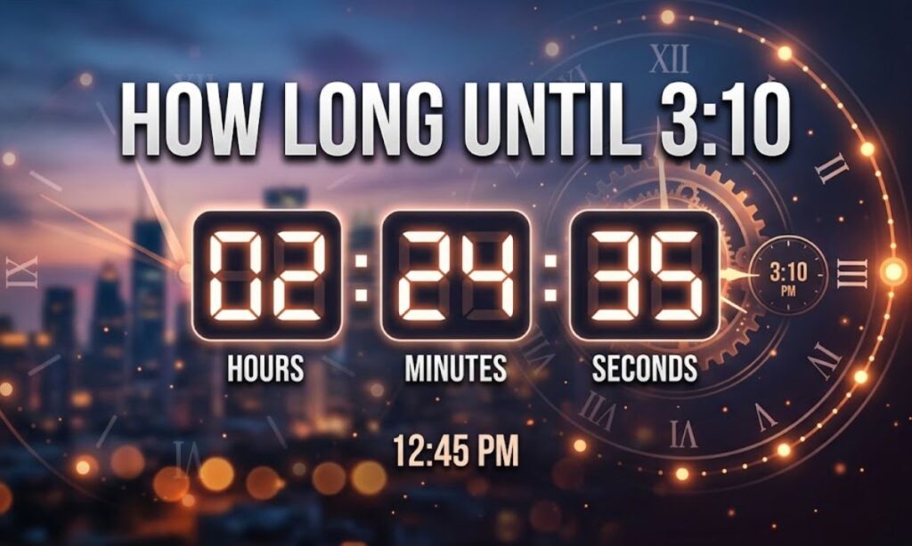 How Long Until 3:10