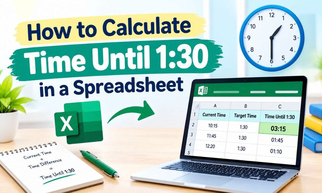 How to Calculate Time Until 130 in a Spreadsheet